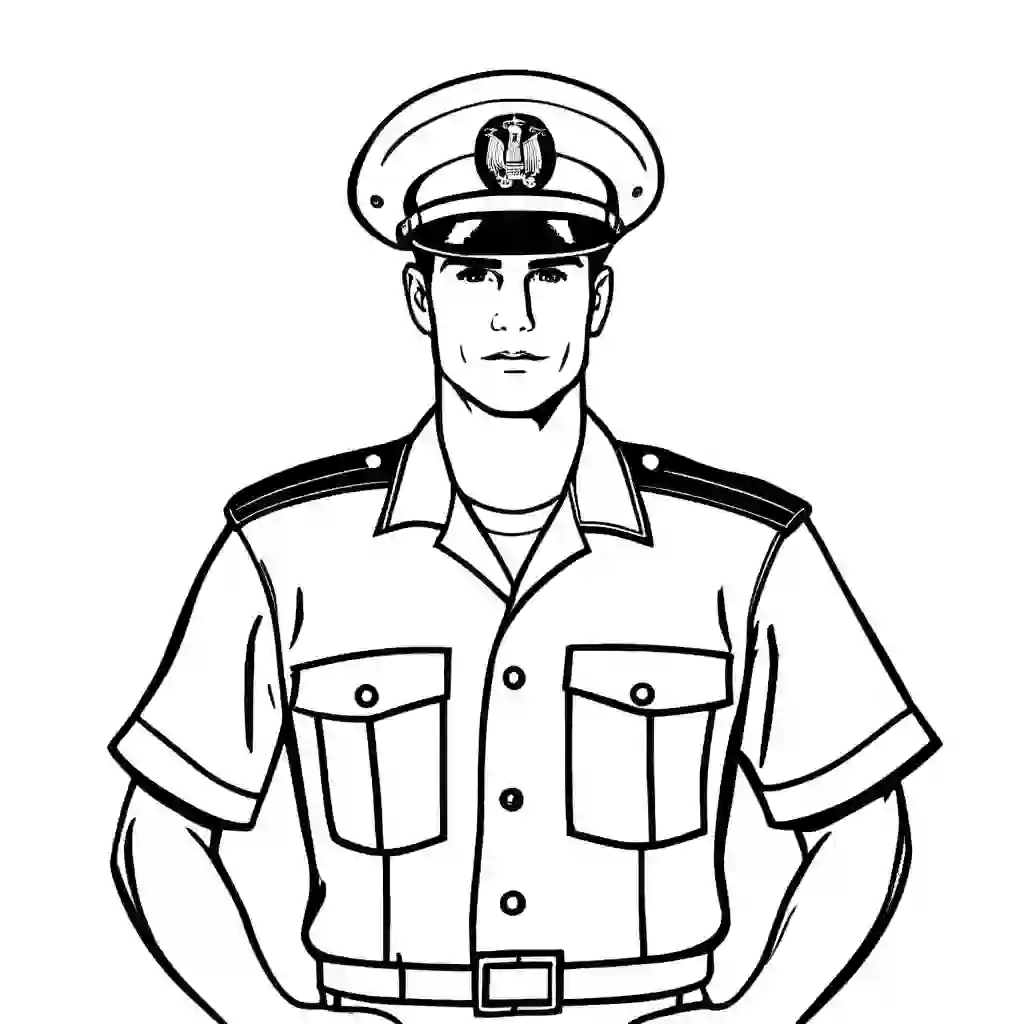 Navy Sailors coloring pages
